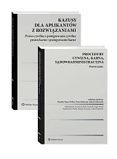 PAKIET: Procedury cywilna, karna, sądowoadministracyjna. Porównanie. Repetytorium + Kazusy dla aplikantów z rozwiązaniami. Prawo cywilne, postępowanie cywilne, prawo karne, postępowanie karne